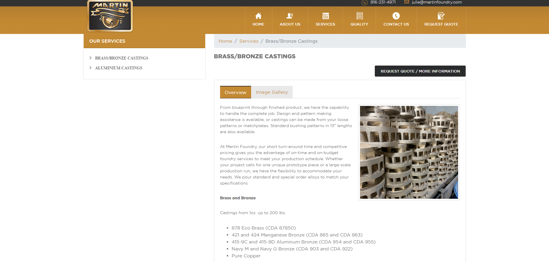 Industrial Website Design