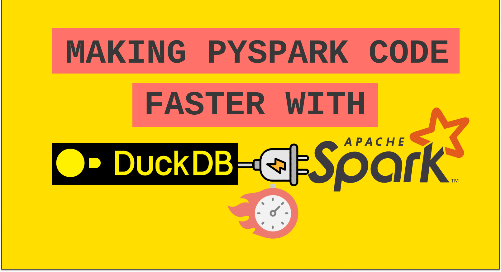 Making PySpark Code Faster with DuckDB